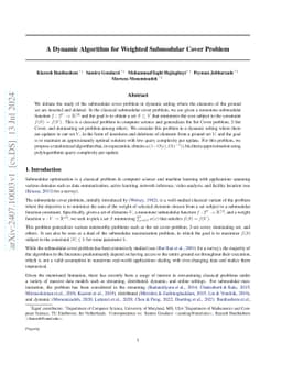 A Dynamic Algorithm for Weighted Submodular Cover Problem