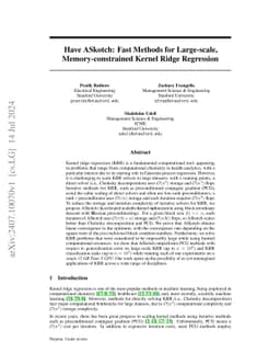 Have ASkotch: A Neat Solution for Large-scale Kernel Ridge Regression