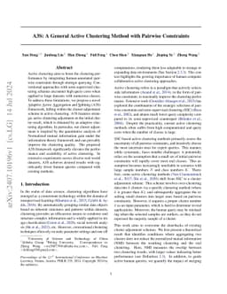 A3S: A General Active Clustering Method with Pairwise Constraints