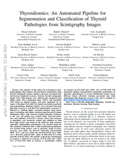 Thyroidiomics: An Automated Pipeline for Segmentation and Classification
  of Thyroid Pathologies from Scintigraphy Images