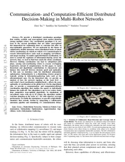 Communication- and Computation-Efficient Distributed Submodular Optimization in Robot Mesh Networks