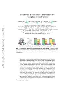 PolyRoom: Room-aware Transformer for Floorplan Reconstruction