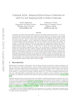 Codebook LLMs: Evaluating LLMs as Measurement Tools for Political Science Concepts
