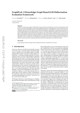 GraphEval: A Knowledge-Graph Based LLM Hallucination Evaluation
  Framework
