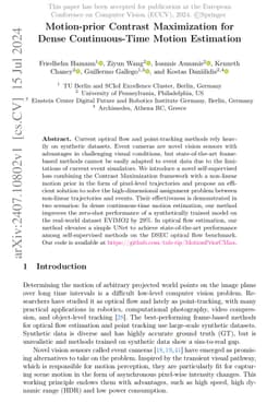 Motion-prior Contrast Maximization for Dense Continuous-Time Motion
  Estimation