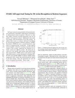 STARS: Self-supervised Tuning for 3D Action Recognition in Skeleton
  Sequences