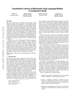Visualization Literacy of Multimodal Large Language Models: A
  Comparative Study