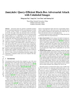 SemiAdv: Query-Efficient Black-Box Adversarial Attack with Unlabeled
  Images