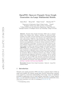 OpenPSG: Open-set Panoptic Scene Graph Generation via Large Multimodal
  Models
