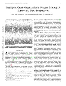 Intelligent Cross-Organizational Process Mining: A Survey and New
  Perspectives