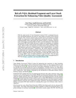 ReLaX-VQA: Residual Fragment and Layer Stack Extraction for Enhancing Video Quality Assessment