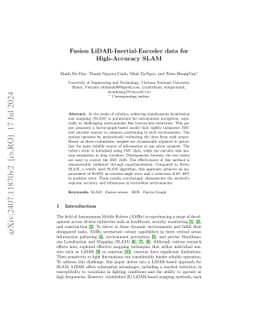 Fusion LiDAR-Inertial-Encoder data for High-Accuracy SLAM
