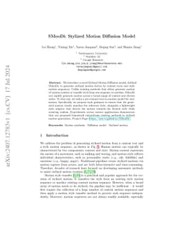 SMooDi: Stylized Motion Diffusion Model