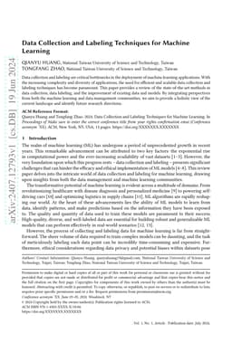Data Collection and Labeling Techniques for Machine Learning