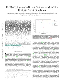 KiGRAS: Kinematic-Driven Generative Model for Realistic Agent Simulation