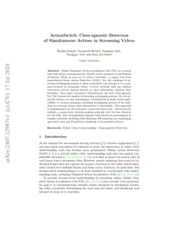 ActionSwitch: Class-agnostic Detection of Simultaneous Actions in
  Streaming Videos