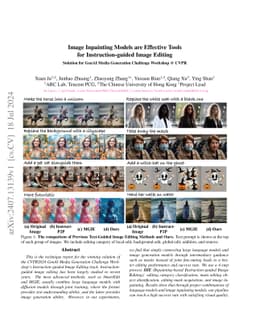 Image Inpainting Models are Effective Tools for Instruction-guided Image
  Editing