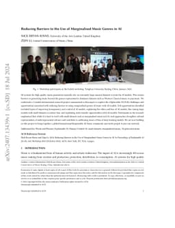 Reducing Barriers to the Use of Marginalised Music Genres in AI