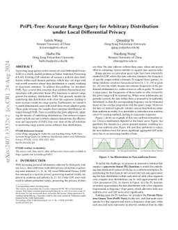 PriPL-Tree: Accurate Range Query for Arbitrary Distribution under Local
  Differential Privacy