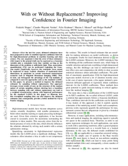With or Without Replacement? Improving Confidence in Fourier Imaging