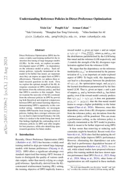 Understanding Reference Policies in Direct Preference Optimization