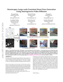 Streetscapes: Large-scale Consistent Street View Generation Using
  Autoregressive Video Diffusion