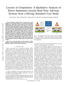 Lessons in Cooperation: A Qualitative Analysis of Driver Sentiments
  towards Real-Time Advisory Systems from a Driving Simulator User Study