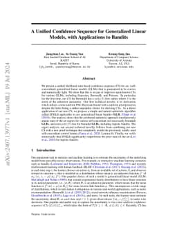 A Unified Confidence Sequence for Generalized Linear Models, with Applications to Bandits