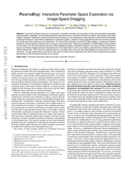 ParamsDrag: Interactive Parameter Space Exploration via Image-Space
  Dragging
