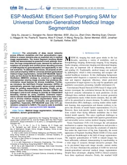 ESP-MedSAM: Efficient Self-Prompting SAM for Universal
  Domain-Generalized Medical Image Segmentation