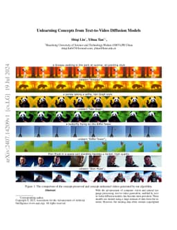 Unlearning Concepts from Text-to-Video Diffusion Models