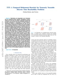 TTT: A Temporal Refinement Heuristic for Tenuously Tractable Discrete Time Reachability Problems