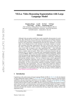 ViLLa: Video Reasoning Segmentation with Large Language Model