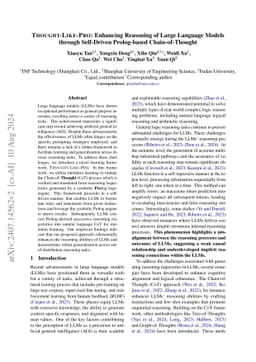 Thought-Like-Pro: Enhancing Reasoning of Large Language Models through
  Self-Driven Prolog-based Chain-of-Thought