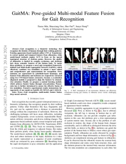 GaitMA: Pose-guided Multi-modal Feature Fusion for Gait Recognition