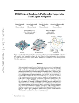 POGEMA: A Benchmark Platform for Cooperative Multi-Agent Pathfinding