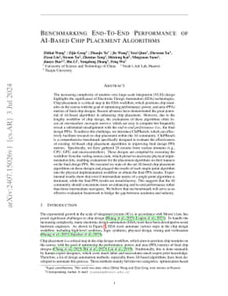 Benchmarking End-To-End Performance of AI-Based Chip Placement
  Algorithms