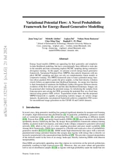 Variational Potential Flow: A Novel Probabilistic Framework for
  Energy-Based Generative Modelling