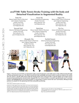 avaTTAR: Table Tennis Stroke Training with On-body and Detached
  Visualization in Augmented Reality