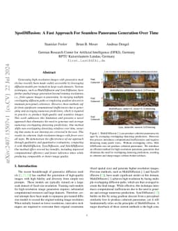 SpotDiffusion: A Fast Approach For Seamless Panorama Generation Over Time