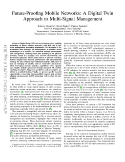 Future-Proofing Mobile Networks: A Digital Twin Approach to Multi-Signal
  Management
