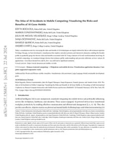 The Atlas of AI Incidents in Mobile Computing: Visualizing the Risks and
  Benefits of AI Gone Mobile