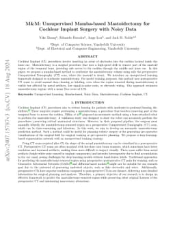 Self-supervised Mamba-based Mastoidectomy Shape Prediction for Cochlear Implant Surgery