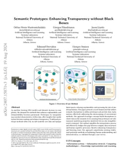 Semantic Prototypes: Enhancing Transparency Without Black Boxes