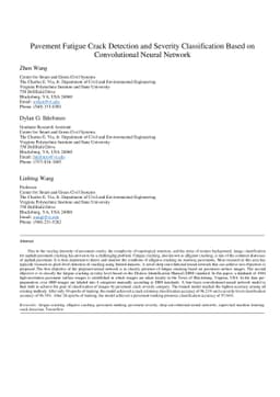 Pavement Fatigue Crack Detection and Severity Classification Based on
  Convolutional Neural Network
