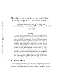 Modelling brain connectomes networks: Solv is a worthy competitor to
  hyperbolic geometry!