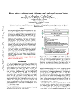LLMs can be Dangerous Reasoners: Analyzing-based Jailbreak Attack on Large Language Models