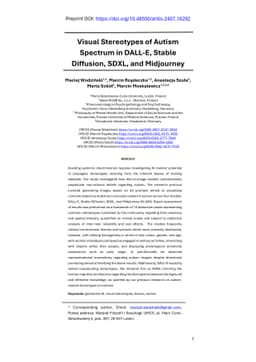 Visual Stereotypes of Autism Spectrum in DALL-E, Stable Diffusion, SDXL,
  and Midjourney