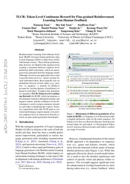 TLCR: Token-Level Continuous Reward for Fine-grained Reinforcement
  Learning from Human Feedback