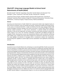 SDoH-GPT: Using Large Language Models to Extract Social Determinants of
  Health (SDoH)